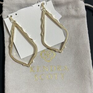 Kendra Scott Sophee Gold Textured Earrings